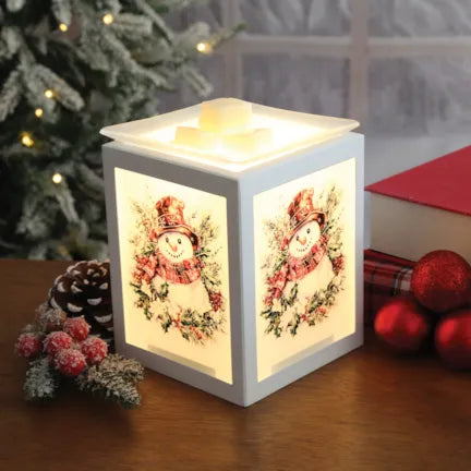 Electric Melter Snowman 14cm