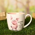 The Funny Farm Mug - "Happy as a Pig in..."