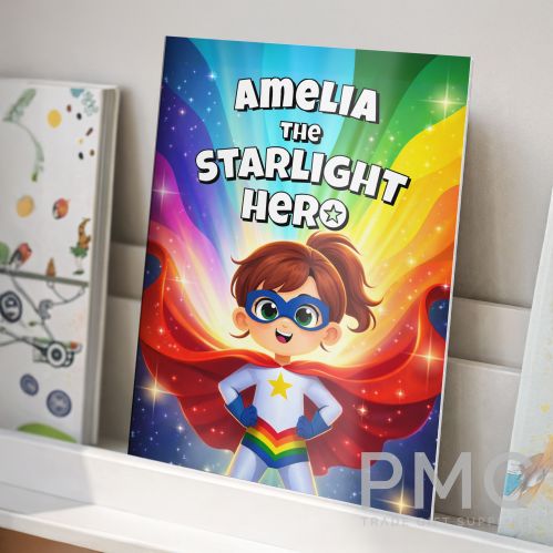 Personalised Starlight Hero Story Book for Girls